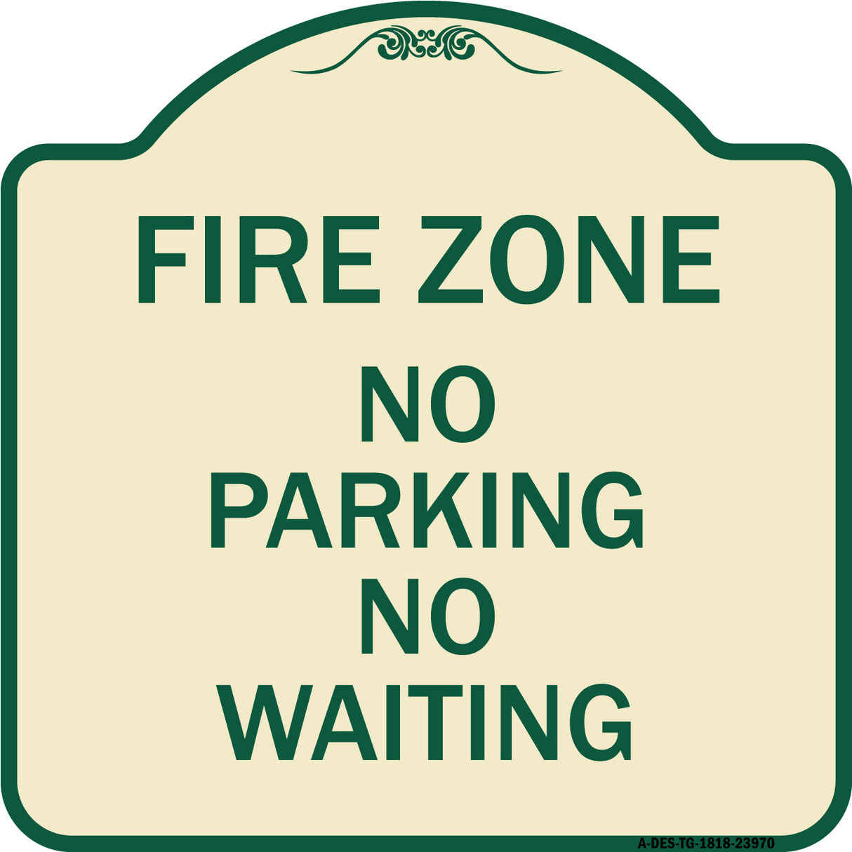 Fire Zone No Parking No Waiting