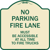 Fire Lane Must Be Accessible at All Time to Fire Trucks
