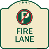 Fire Lane (No Parking Symbol)