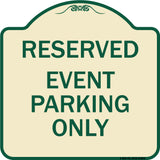 Event Parking Only
