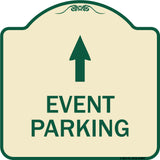 Event Parking Only (With Up Arrow)