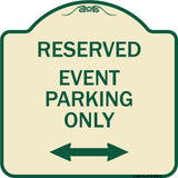 Event Parking Only (With Bidirectional Arrow)
