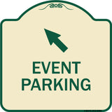 Event Parking (Up Left Arrow Symbol)