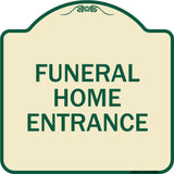 Entrance Sign Funeral Home Entrance