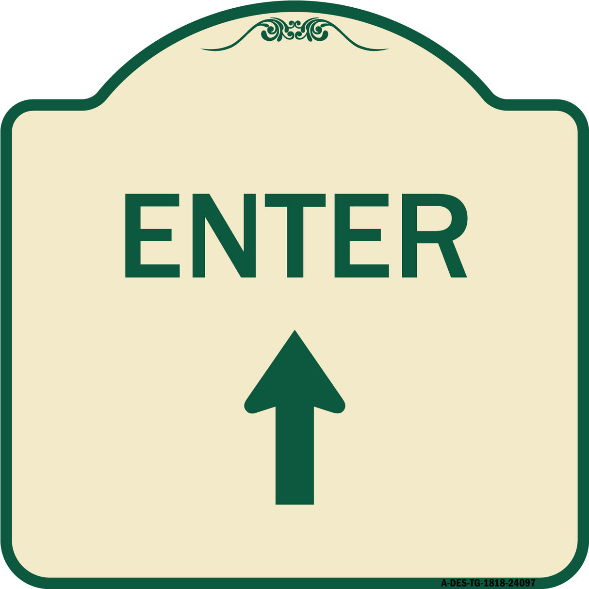 Enter Sign Enter with Up Arrow