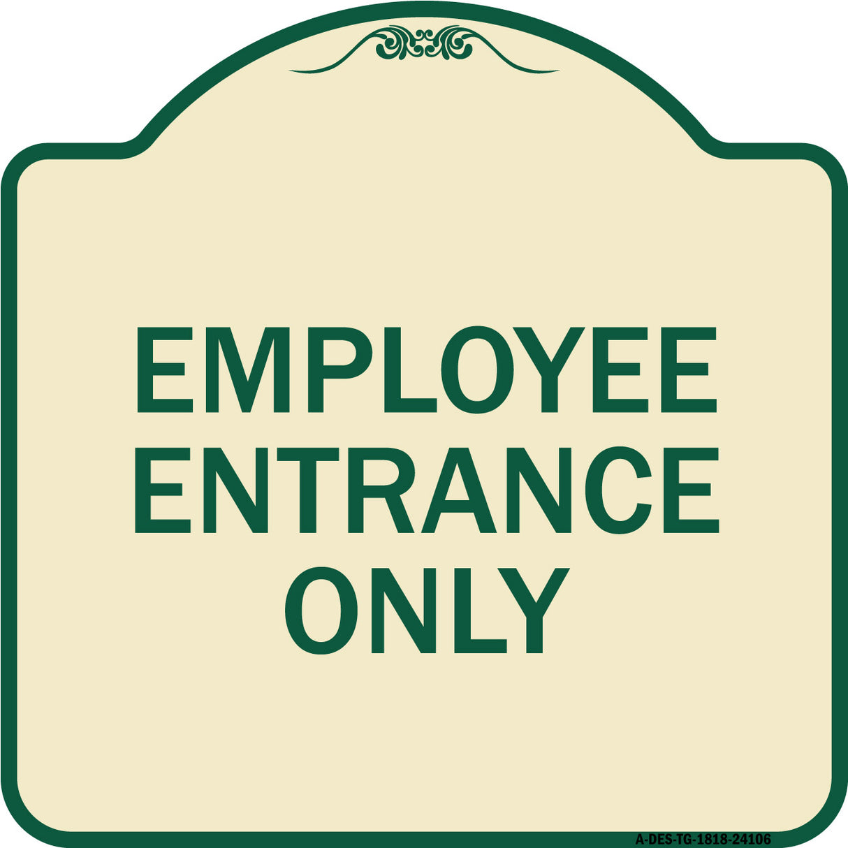 Employee Entrance Only