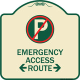 Emergency Access Route (With Bidirectional Arrow)
