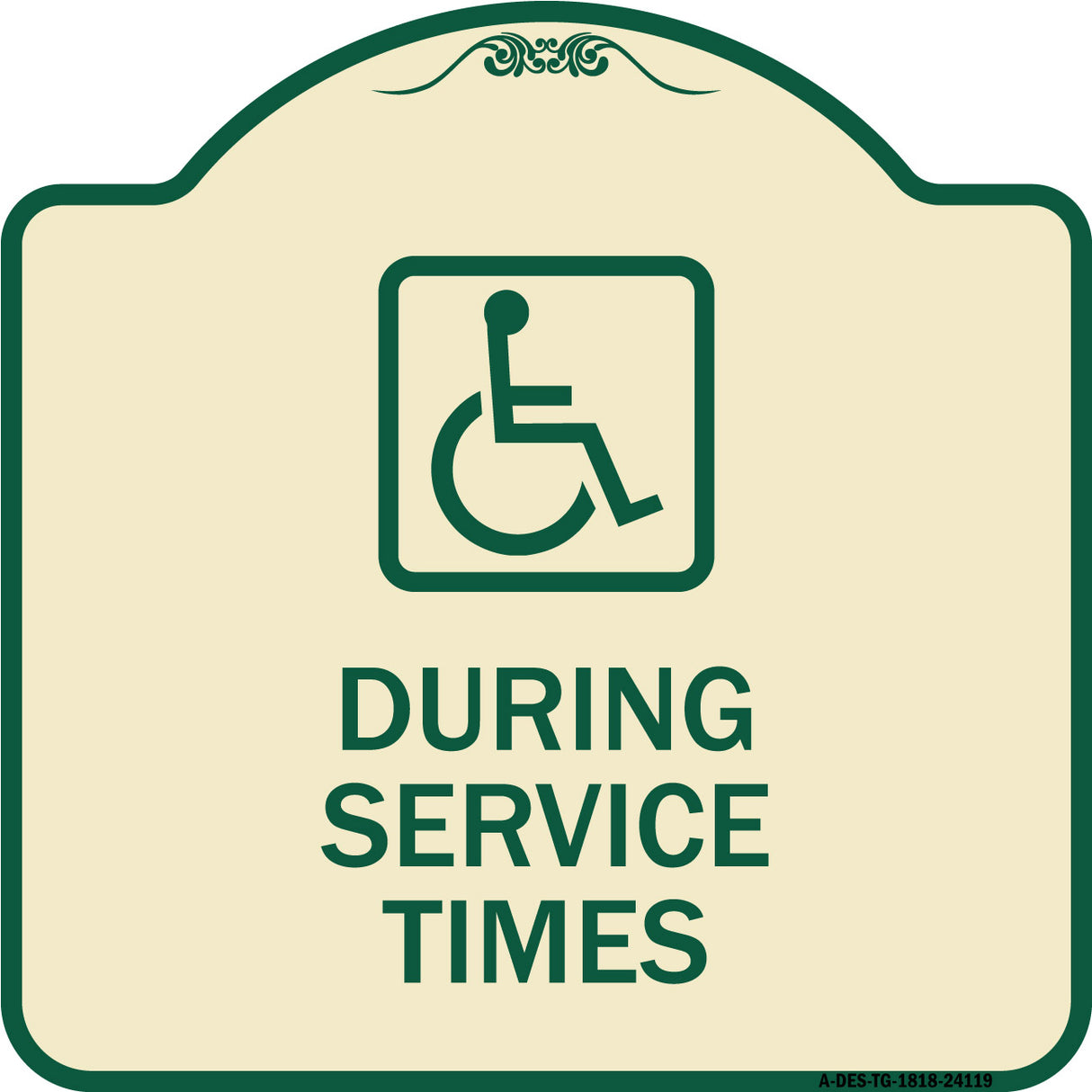 During Service Times (With Graphic)