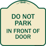 Do Not Park in Front of Door