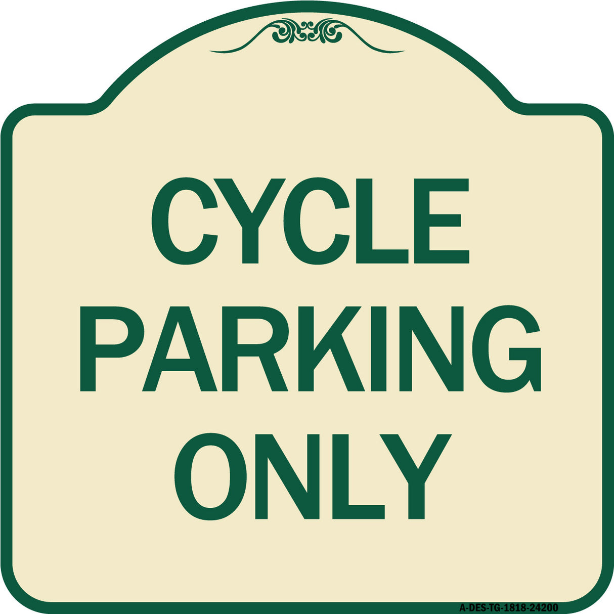 Cycle Parking Only