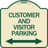 Customer and Visitor Parking (Bidirectional Arrow)