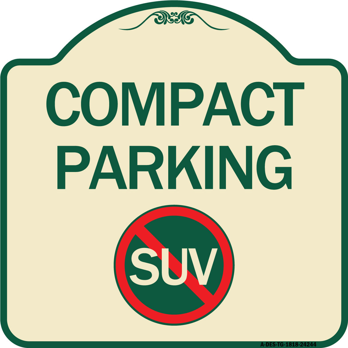 Compact Parking (With No SUV Symbol)