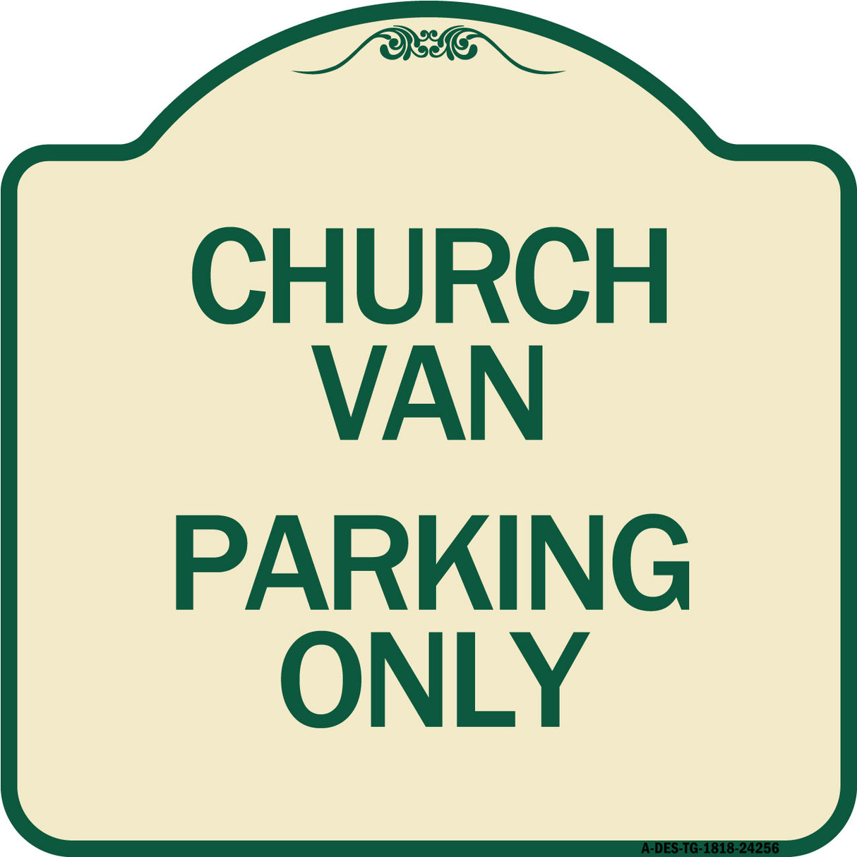 Church Van Parking Only