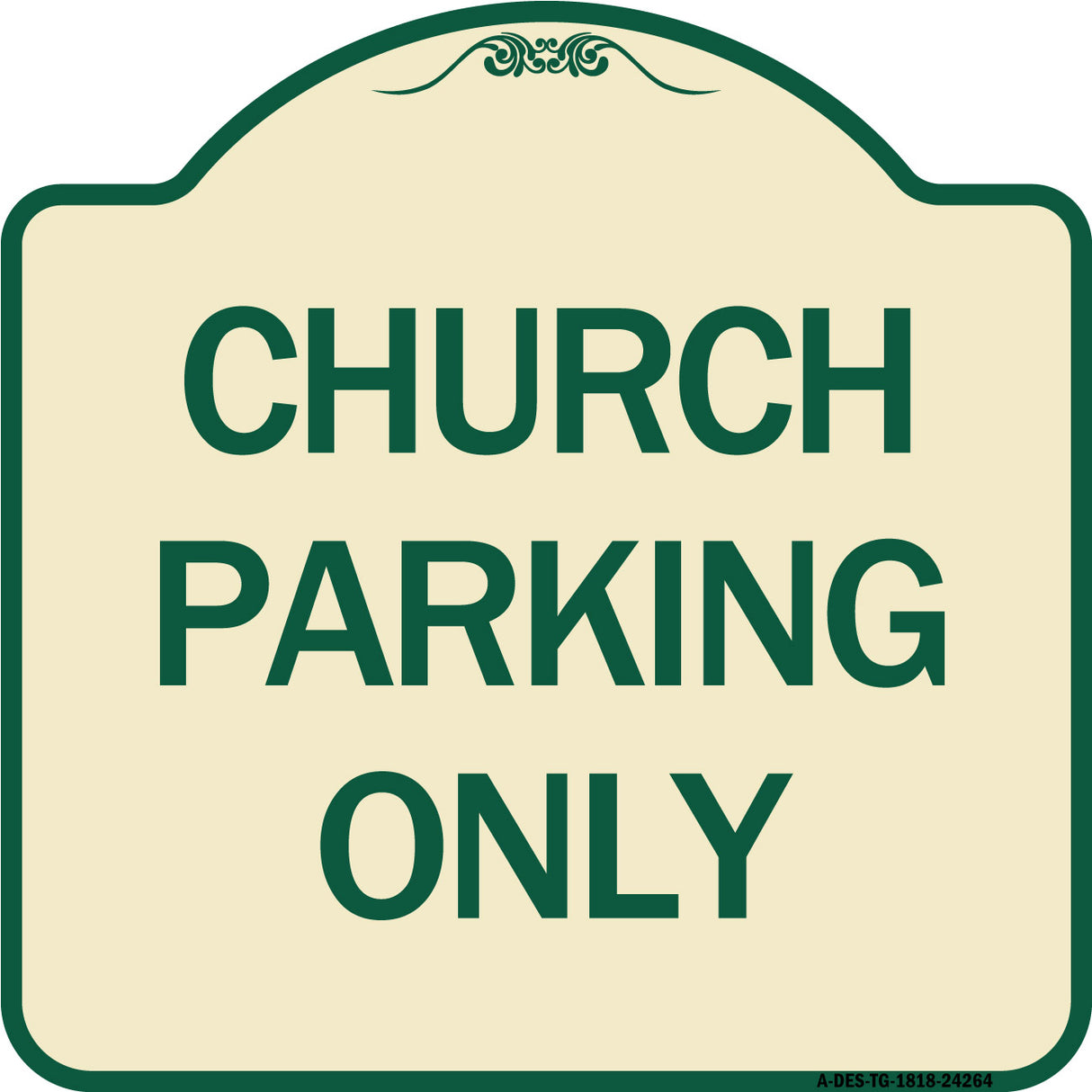Church Parking Only