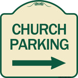 Church Parking (With Right Arrow)