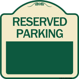 Blank Reserved Parking
