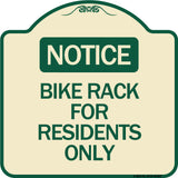 Bike Rack for Residents Only