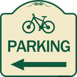 Bicycle Symbol Parking (Left Arrow)