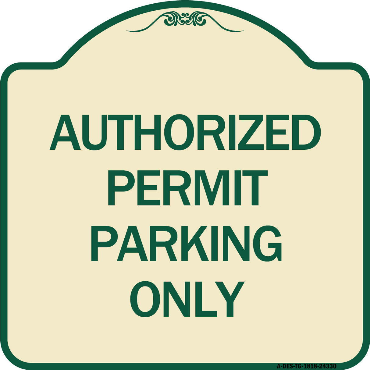 Authorized Permit Parking Only