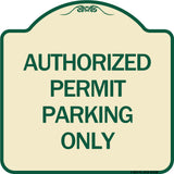 Authorized Permit Parking Only