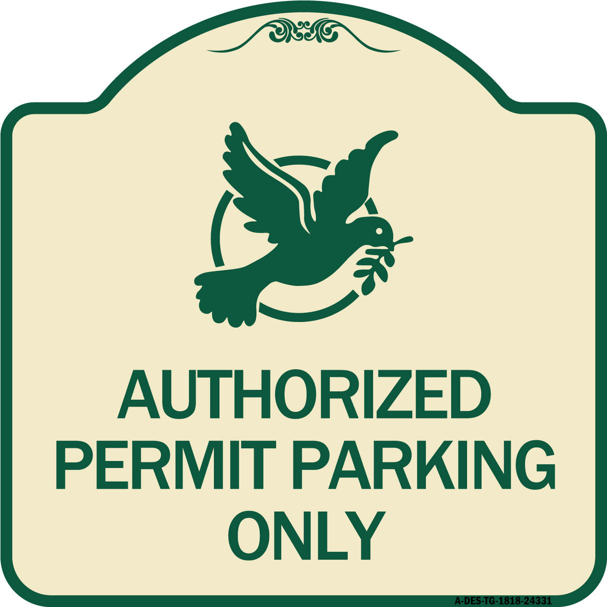 Authorized Church Parking Only (With Graphic)