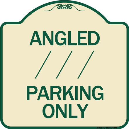 Angle Parking Only (With Bidirectional Arrow) 1