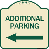 Additional Parking Sign (Left Arrow)