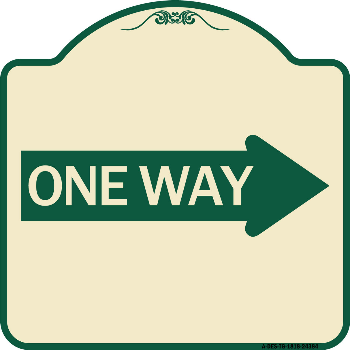 One Way (With Right Arrow)