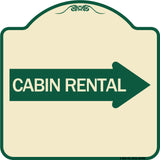 Cabin Rental (With Right Arrow)