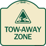 Tow-Away Zone with Graphic