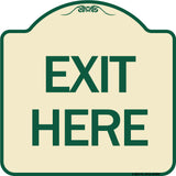 Exit Here