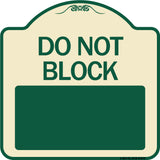 Do Not Block Custom No Parking Text Here