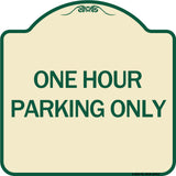 One Hour Parking Only