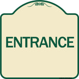 Traffic Entrance Sign Entrance