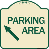 Parking Area (Up Left Arrow Symbol)