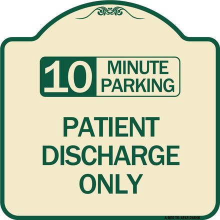 10 Minutes Parking - Patient Discharge Only