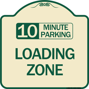 10 Minute Parking Loading Zone