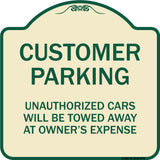 Unauthorized Cars Will Be Towed Away At Owner's Expense