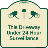 This Driveway Under 24 Hour Surveillance With Graphics