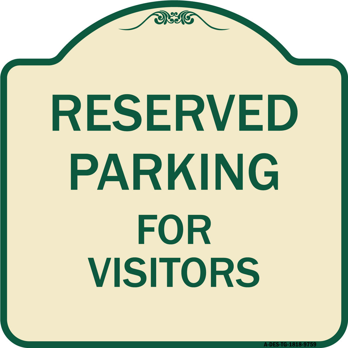 Reserved Parking For Visitors