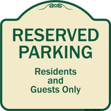 Reserved Parking - Residents And Guests Only