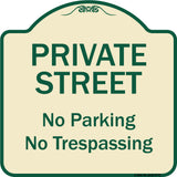 Private Street, No Parking Or Trespassing