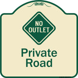 Private Road With No Outlet Symbol