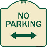 No Parking With Bidirectional Arrow