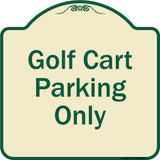 Golf Cart Parking Only