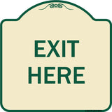 Exit Here
