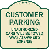 Unauthorized Cars Will Be Towed Away At Owner's Expense