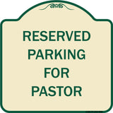 Reserved Parking For Pastor