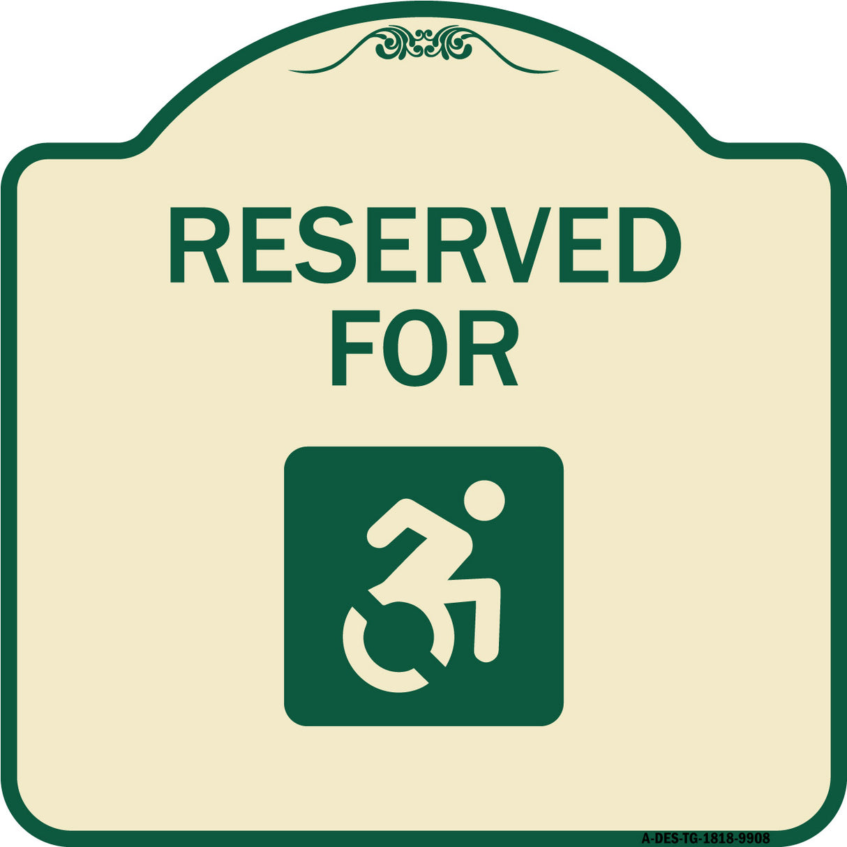 Reserved For (With Accessible Symbol)