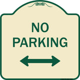 No Parking With Bidirectional Arrow